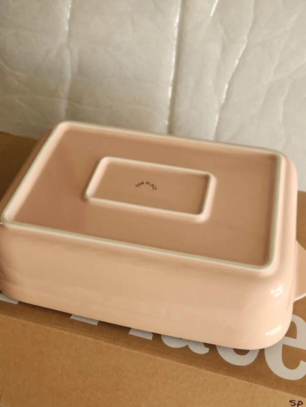 Our Place Glazed Ceramic Large Baker with Handles, New